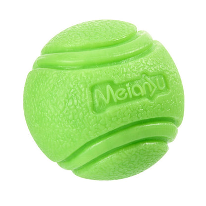 This dog ball is great for aggressive chewers.