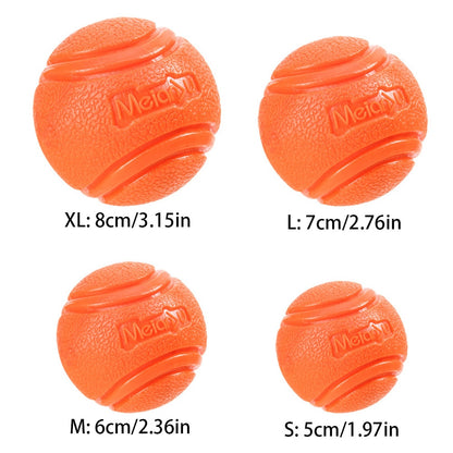 Fun and Durable Pet Dog Ball - Perfect for Outdoor Play, Chew-Resistant Rubber Toy for Your Furry Friend's Training and Retrieval