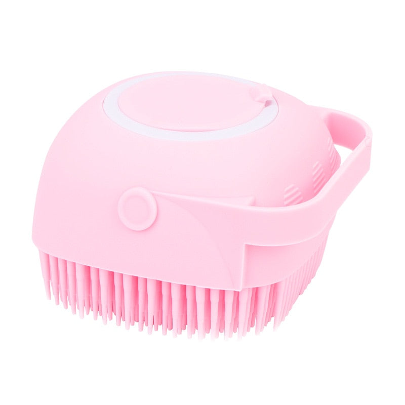 Gentle Pet Massage Brush: The Key to a Happy and Clean Pet. Keep your pet's coat clean and healthy with our Pet Massage Grooming Scrubber. Enjoy the dual benefits of a relaxing massage and effective grooming. Ideal for short-haired pets.