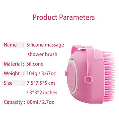Durable Pet Shampoo Brush with Comfortable Grip: Your Pet's Spa Day. Our Pet Massage Grooming Scrubber is built to last with high-quality materials. The comfortable grip ensures easy grooming for pets of all sizes. Enjoy clean, happy pets!