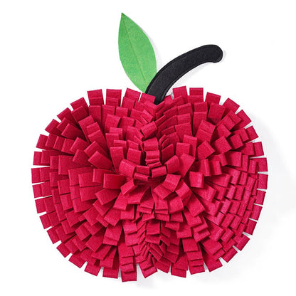 Boost Your Dog's IQ with Our Apple Dog Snuffle Mat - Smart Play for Smart Pups. Description: Give your dog's intelligence a boost with our snuffle mat. It's smart playtime that's both fun and educational.