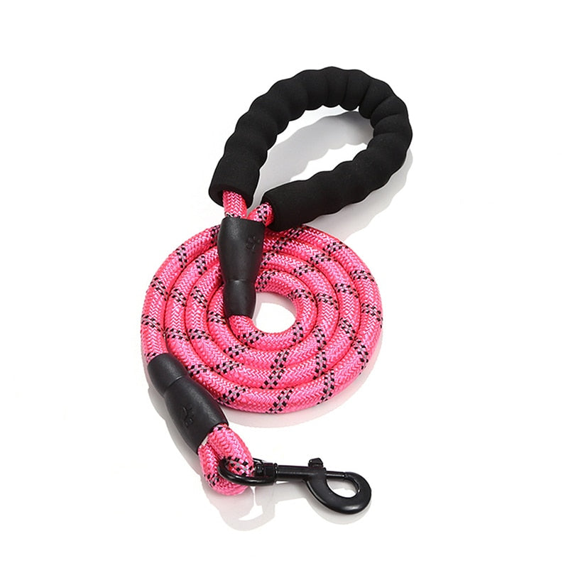 Reflective Puppy Leash: 150cm Soft-Sponge Handled Lead for Small Dogs - Perfect for Walking, Training, and Pet Supplies for Chihuahuas and Pugs