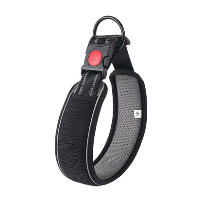 Adjustable 3D Big Dog Collar: Comfortable, Breathable, and Reflective for Small and Large Dogs, Anti-Choke with Padded Support - Top-notch Pet Supplies for Your Puppies!