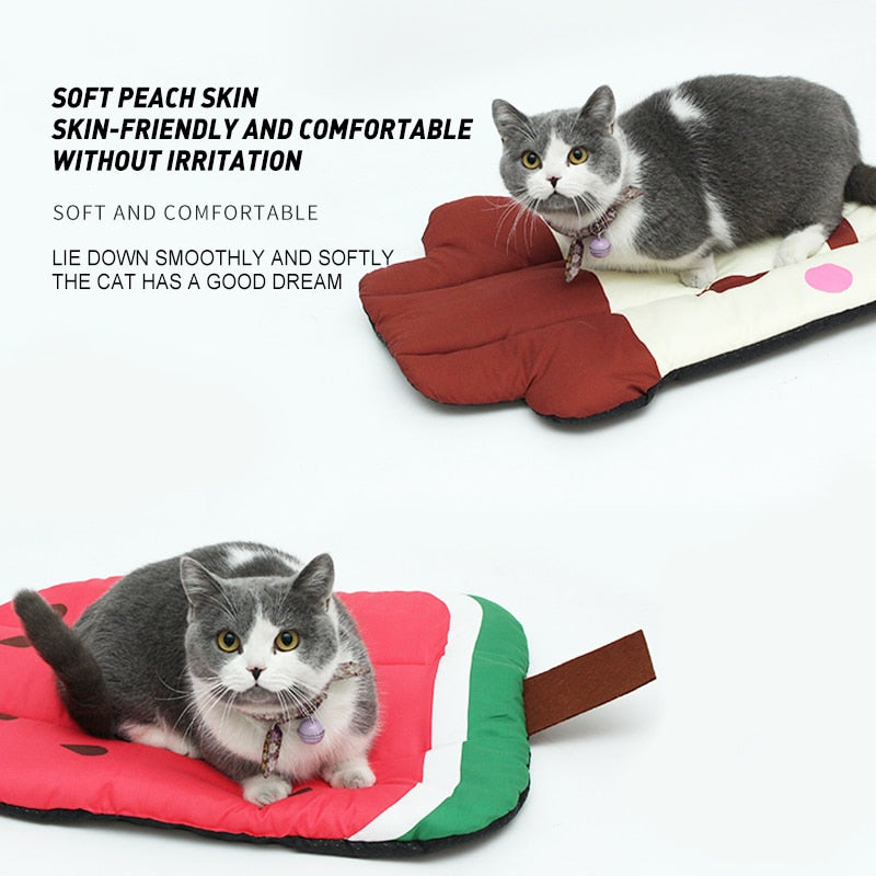 Cooling Summer Mat for Dogs and Cats: Breathable Ice Bed Pad, Washable!