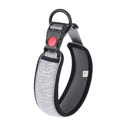 Adjustable 3D Big Dog Collar: Comfortable, Breathable, and Reflective for Small and Large Dogs, Anti-Choke with Padded Support - Top-notch Pet Supplies for Your Puppies!