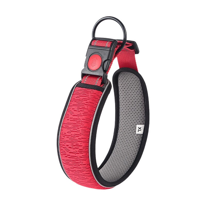 Adjustable 3D Big Dog Collar: Comfortable, Breathable, and Reflective for Small and Large Dogs, Anti-Choke with Padded Support - Top-notch Pet Supplies for Your Puppies!