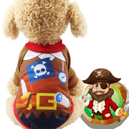 Pirate Halloween Costume for Small Pets