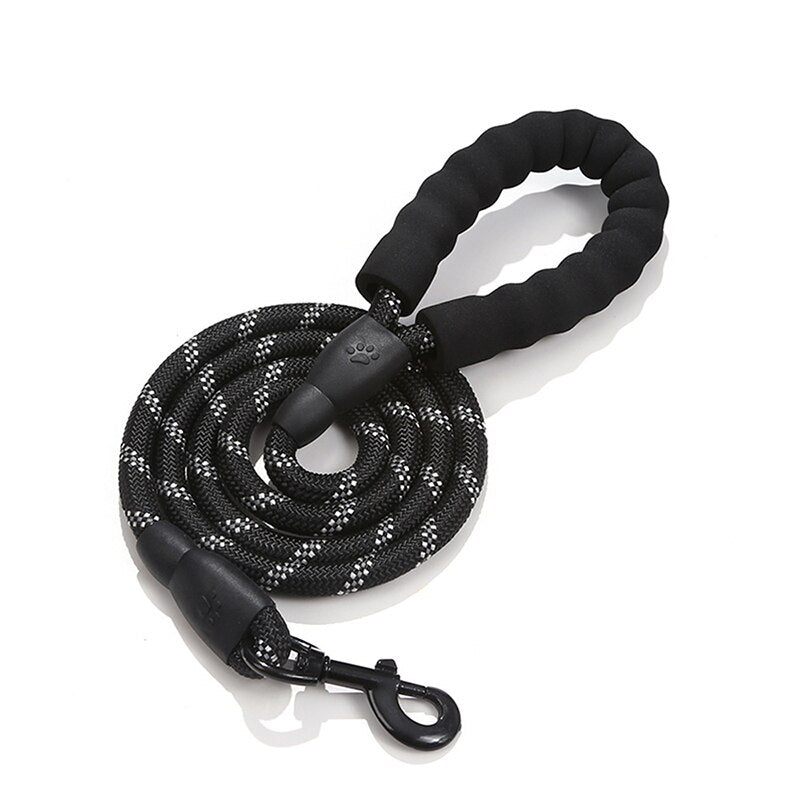 Reflective Puppy Leash: 150cm Soft-Sponge Handled Lead for Small Dogs - Perfect for Walking, Training, and Pet Supplies for Chihuahuas and Pugs