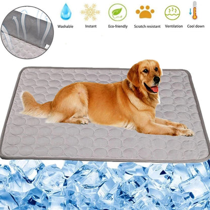 Comfy Cooling Mat for Dogs and Cats of All Sizes! Suitable for Outdoor and Indoor Use, Perfect for Summer and Hot Weather!