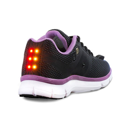 Waterproof running shoes with lights