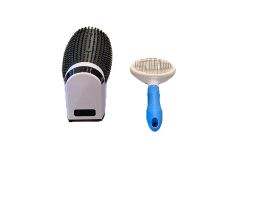 Enhance your pet's grooming routine with our Cat Brush Grooming and Hair Remover Set – 2 pieces for a complete self-grooming experience.