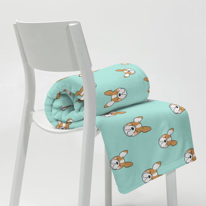 Adorable Dog Themed Throw - Ideal for Living Rooms & Bedrooms