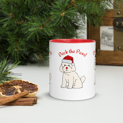 Dog Lovers' Holiday Gift: Heartwarming 'Deck the Paws' Christmas Mug. Celebrate the holidays with a heartwarming gift for dog lovers! Our 'Deck the Paws' Christmas mug is the perfect way to share the spirit of the season. Make it a thoughtful holiday present.