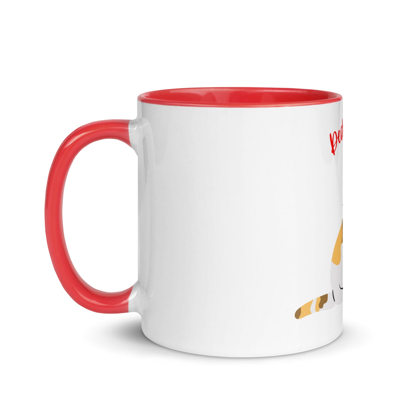 Deck the Claws Mug with Color Inside Holiday - Cat Lover's Christmas Coffee Cup - Unique Gift for Pet Owners -Ceramic Drinkware