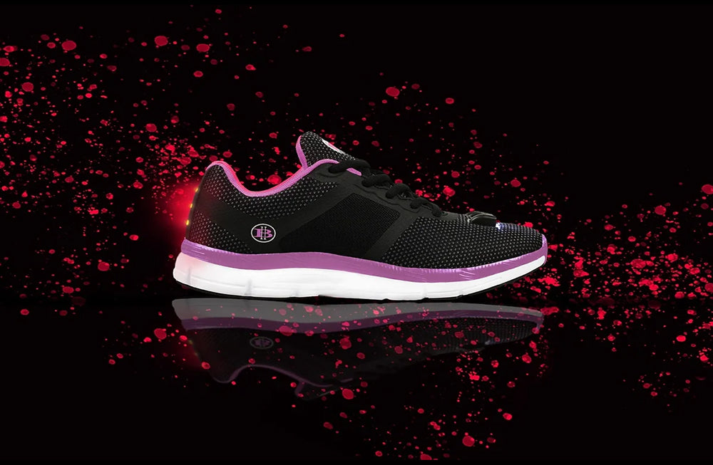 Women's High Beam Night Runner Shoes with Built-in Safety & Utility Lights for an Enhanced Running Experience