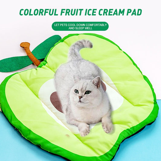 Cooling Summer Mat for Dogs and Cats: Breathable Ice Bed Pad, Washable!