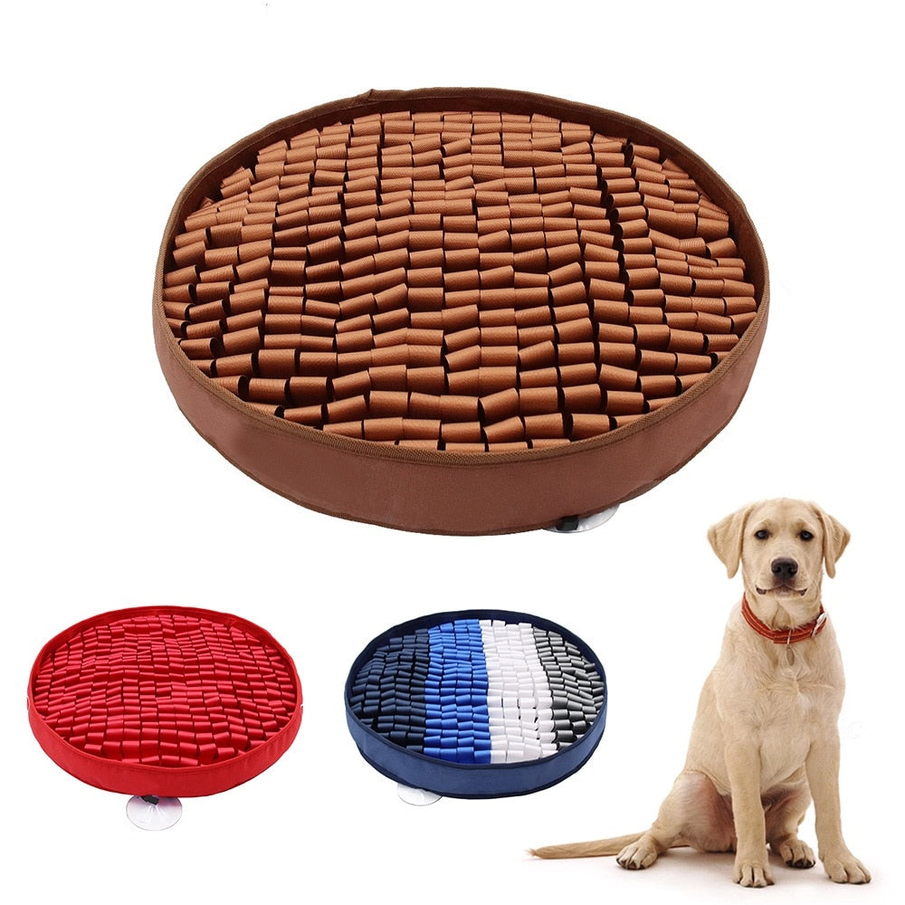 Large Dog Snuffle Mat with Detachable Pads: Great Toy for Big Large Dogs! Interactive Training for Pet Sniffing, Stress Relief, Nosework, and Feeding Fun Pet Nose Pad