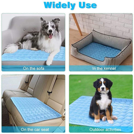 Comfy Cooling Mat for Dogs and Cats of All Sizes! Suitable for Outdoor and Indoor Use, Perfect for Summer and Hot Weather!