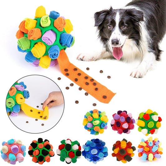 Snuffle Ball Dog Puzzle Toy available online